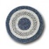 Colonial Mills, Inc. Monroe 8 X 8 Round Dreft Blue Area Rugs