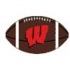 Logo Rugs Wisconsin University Wisconsin Football 3 X 6 Area Rug