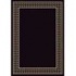 Milliken Foulard 8 Round Onyx Area Rugs