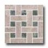 Crossville Empire Mosaic Basketweave Generals Grey & Laurel Gree