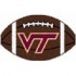 Logo Rugs Virginia Tech University Virginia Tech Football 3 X 6