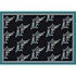 Milliken Florida Marlins 11 X 13 Florida Marlins Repeat Area Rug