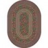 Milliken Woodstock Braid 8 X 11 Oval Light Lapis Area Rugs