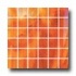 Diamond Tech Glass Stained Glass Mosaic Bright Orange Opalescent