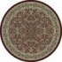 Milliken Akhisar 8 Round Cranberry Antique Area Rugs