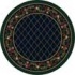 Milliken Fruit Medley 8 Round Sapphire Area Rugs