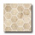Daltile Stone Glen Mosaic Hex Willow Branch Thatch Straw Tile &