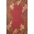 Trans-ocean Import Co. Spello 8 Round Fern Border Red Area Rugs