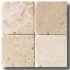 Daltile Tumbled Natural Stone 4 X 4 Mediterranean Ivory Tile & S