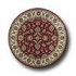 Kaleen Mystical Garden 6 Round Secret Garden Burgundy Area Rugs