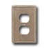 Questech Dorset Switch Plates - Noche Single Duplex Tile & Stone