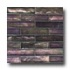 American Olean Candalara Glass Brick Mosaic Black Pearl Tile & S