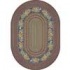 Milliken Heartland Braid 4 X 5 Oval Light Lapis Area Rugs
