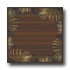 Milliken Palm 4 X 5 Oval Brown Leather Area Rugs