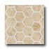 Daltile Stone Glen Mosaic Hex Thatch Straw Tile & Stone