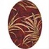 Milliken Rainforest 8 X 11 Oval Russet Area Rugs