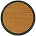 Anji Mountain Bamboo Rug, Co Sahara Sand 7 Round Sahara Sand Are