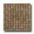 Daltile Tumbled Natural Stone Mosaics Walnut Tile & Stone