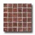 Daltile Elemental Glass Mosaic Copper Kettle Tile & Stone