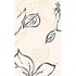 Kane Carpet After Hours 8 X 10 Leaf Black On White Area Rugs