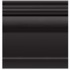 Roppe Visuelle Wall Base 4 1/2 Black Rubber