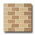 Crossville Empire Mosaic Brick Cognac & Crown Dore Tile & Stone