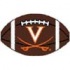 Logo Rugs Virginia University Virginia Football 15" X 24"