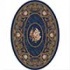 Milliken Montfleur 4 X 5 Oval Phantom Blue Area Rugs