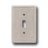 Questech Dorset Switch Plates - Travertine Single Toggle Tile &