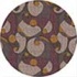 Milliken Remous 8 Round Brown Area Rugs