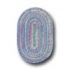 Colonial Mills, Inc. Botanical Isle 12 X 15 Oval Oasis Blue Area