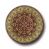 Kaleen Tara 10 Round Leonardo Burgundy Area Rugs