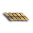 Alfagres Tumbled Marble Gema Series - Glass Inserts Dorado Tile