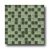 Daltile Glass Reflections Blends Mosaic 1 X 1 Rain Forest Tile &