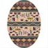 Milliken Wide Ruins 5 X 8 Oval Hazy Forest Area Rugs