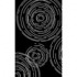 Kane Carpet After Hours 2 X 8 Orbit White On Black Area Rugs