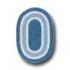Colonial Mills, Inc. Jefferson 10 X 13 Oval Blue Ribbon Area Rug