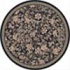 Milliken Delphi 8 Round Ebony Area Rugs