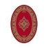 Milliken Merkez 8 X 11 Oval Currant Red Area Rugs