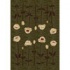 Milliken Poppy 8 Round Olive Area Rugs