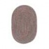 Colonial Mills, Inc. Midnight 12 X 15 Oval Mocha Area Rugs