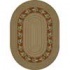 Milliken Oak Braid 4 X 5 Oval Golden Amber Area Rugs