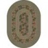 Milliken Woodstock Braid 8 X 11 Oval Lapis Area Rugs