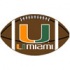 Logo Rugs Miami University Miami Football 3 X 6 Ar