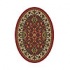 Milliken Sumero 4 X 5 Oval Indian Red Area Rugs
