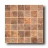 Ascot Nature Mosaic Nut/red/brown Mix - Dark Tile