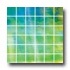 Diamond Tech Glass Stained Glass Mosaic Bright Green Luminous Ti