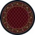 Milliken Fruit Medley 8 Round Garnet Area Rugs