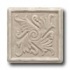 Questech Dorset Decoratives - Travertine Fiddlehead Deco Tile &