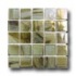 Diamond Tech Glass Platinum Mosaic Series Celadon Swirl Tile & S